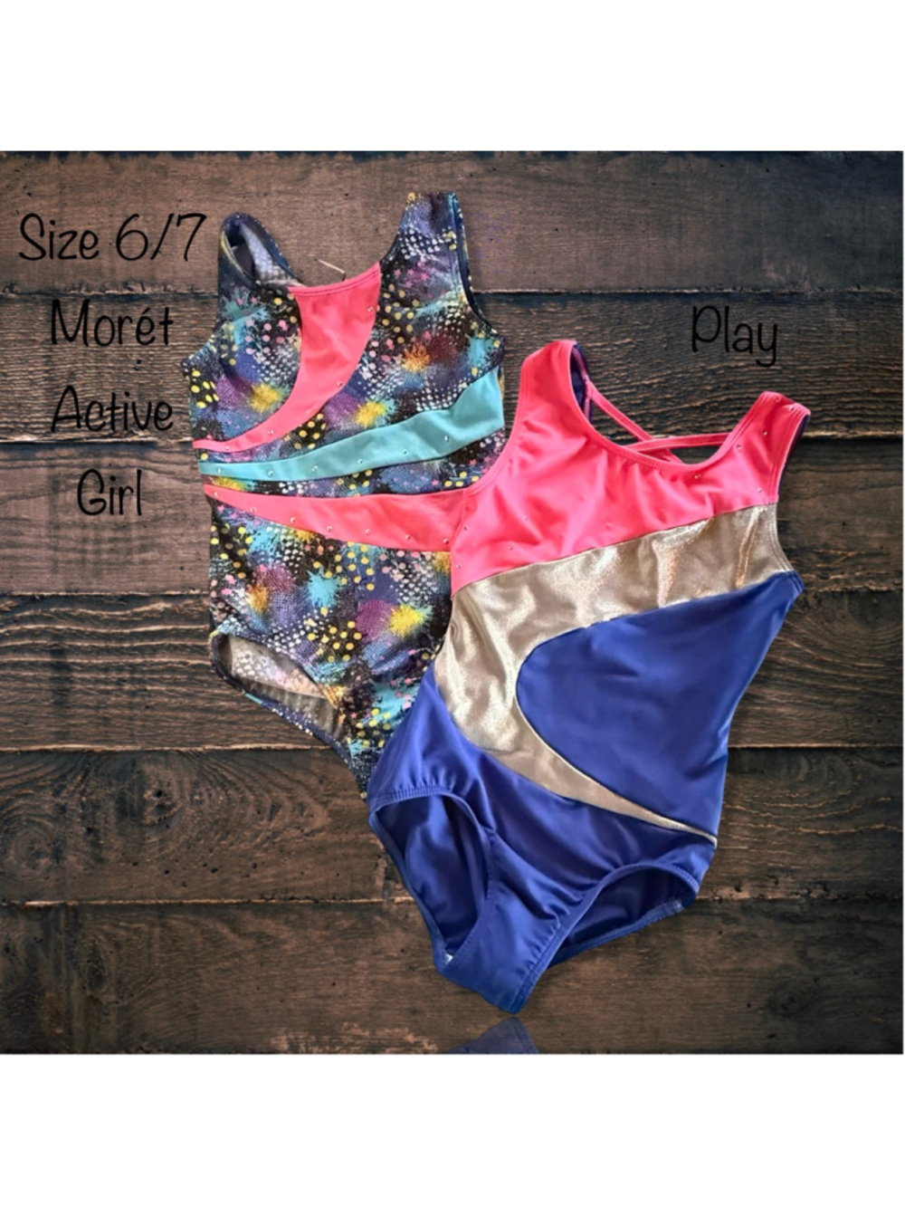 Size 6/7 Morét Active Girl Gymnastics Leotard Bundle